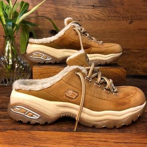 Skechers Sport Leather Mule Sneakers Women